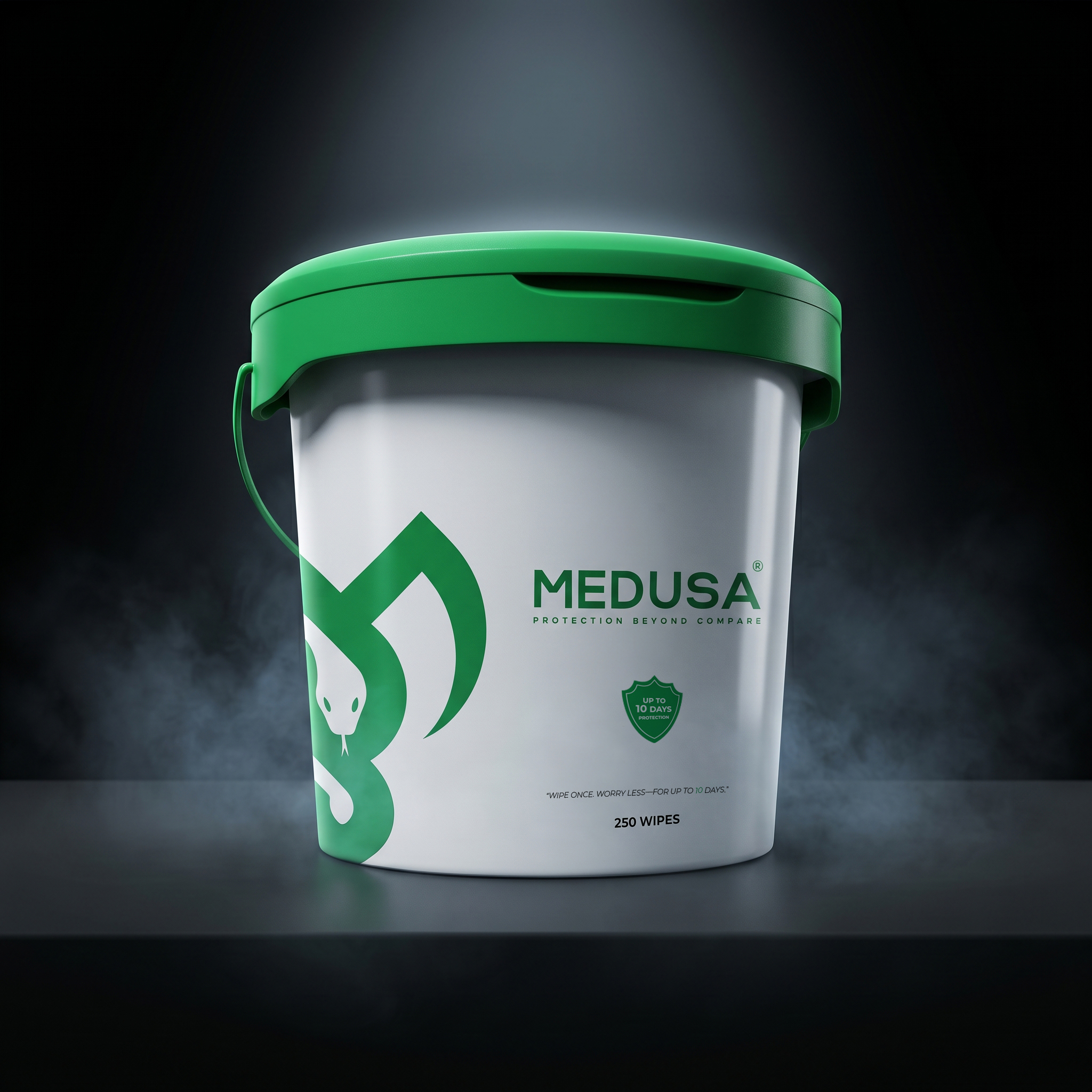 MEDUSA - Alcohol Free - 250 wipes bucket 02