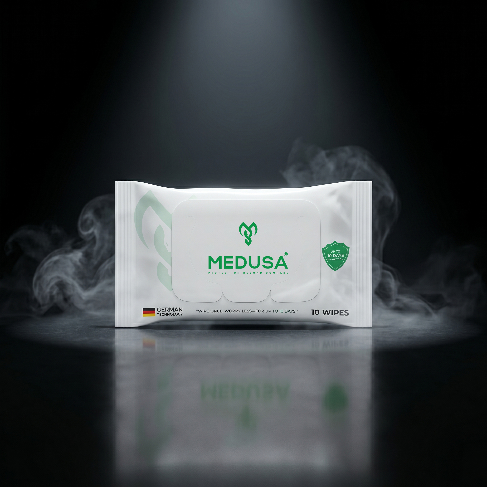 MEDUSA - Alcohol Free - 10 pocket wipes 02